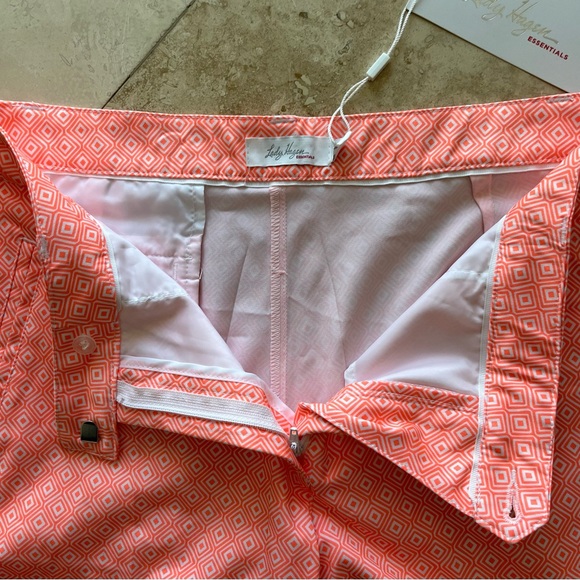 Lady Hagen Women's Essentials 10” Printed Golf Shorts Coral Tropical SZ 6 NWT - Picture 6 of 9